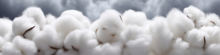 Cotton Wool Background : Generative AIの素材