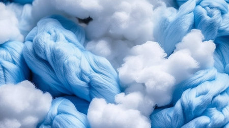 Cotton Wool Texture : Generative AIの素材