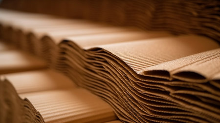 Corrugated Carton Texture : Generative AIの素材