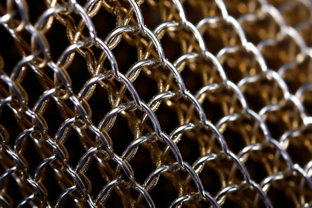 Grunge Netted Metal Texture : Generative AIの素材