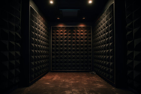 Acoustic Treatment for Recording Studio Vocal Rooms : Generative AIの素材