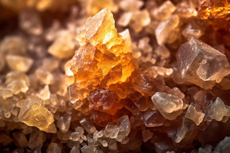 Mica Industrial Mineral Material for Microwaves Closeup Texture or Background : Generative AIの素材