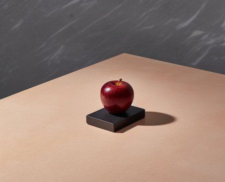 One Apple on Tabletop : Generative AIの素材