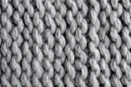 Grey Woolen Fabric Texture : Generative AIの素材