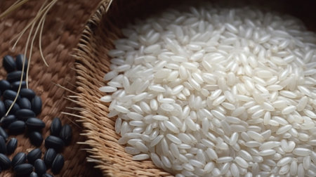 Rice Texture : Generative AIの素材