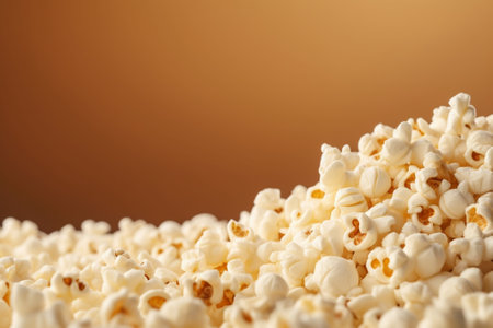 Sweet Popcorn Closeup Background : Generative AIの素材