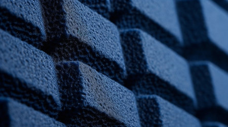 Texture of Acoustic Treatment Made of Foam Rubber : Generative AIの素材
