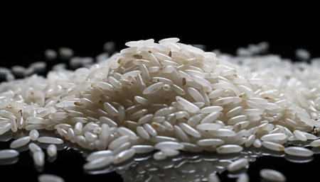 White Rice Texture : Generative AIの素材