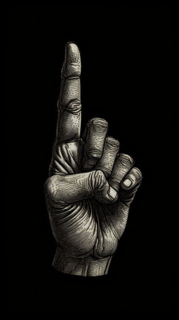 Like this Closeup of human hand with thumb up in front of the blackboard with inscription Like : Generative AIの素材