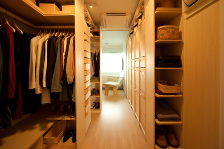 Closet interior : Generative AIの素材