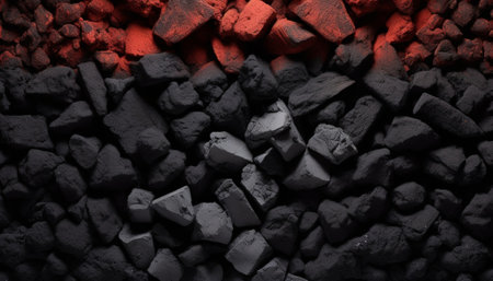 Natural black coals : Generative AIの素材