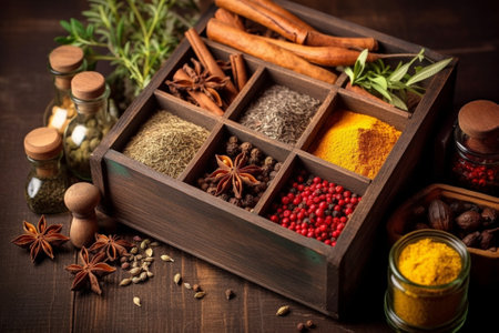 spices and herbs : Generative AIの素材