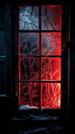 a window in the dark : Generative AIの素材