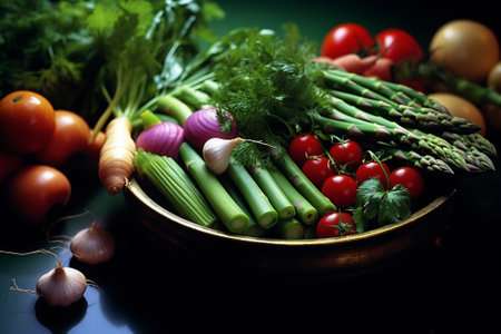 fresh vegetables : Generative AIの素材