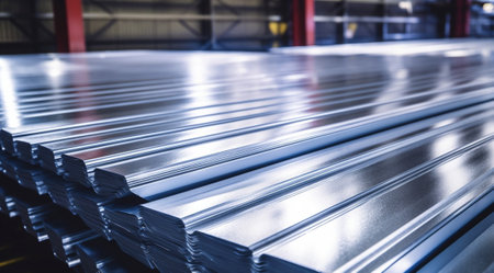 Aluminium coil and sheet on machinery : Generative AIの素材