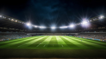 soccer stadium lights reflectors : Generative AIの素材