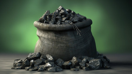 Coal piece in the bucket : Generative AIの素材
