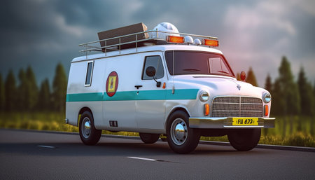 ambulance : Generative AIの素材