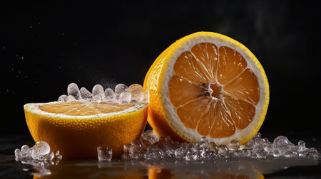 Rotten lemons and oranges Mold lemon and orange on white : Generative AIの素材