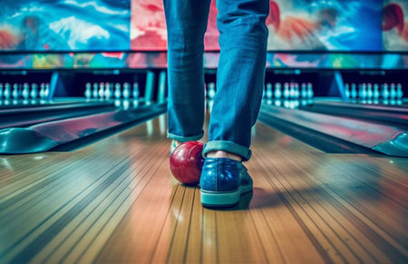 Bowling balls and bowling shoes : Generative AIの素材