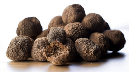 delicacy mushroom black truffle rare and expensive vegetable : Generative AIの素材