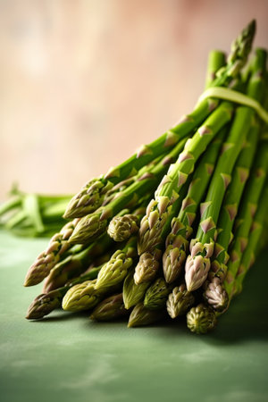asparagus and tomato selective sharpness : Generative AIの素材
