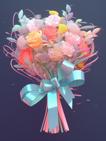 bouquet of flowers : Generative AIの素材