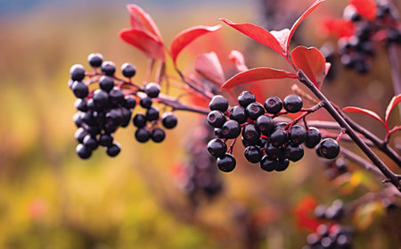chokeberry aronia : Generative AIの素材