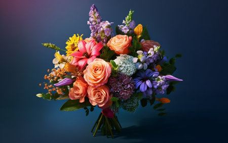 bouquet of flowers : Generative AIの素材