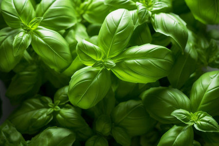 fresh basil : Generative AIの素材
