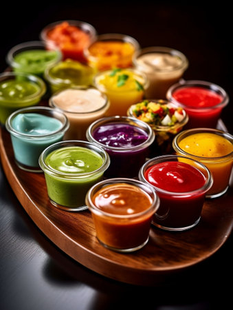 various kinds of sauces : Generative AIの素材