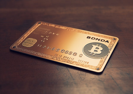 Bitcoincredit card and POSterminal : Generative AIの素材