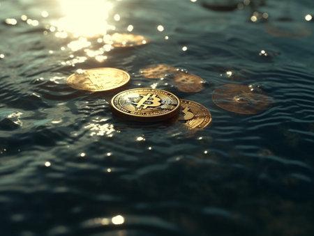 Bitcoins in nature water mining : Generative AIの素材