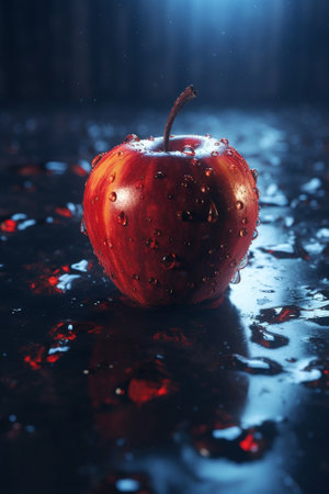 Red apple : Generative AIの素材