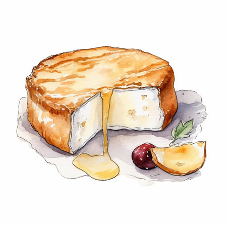 brie cheese : Generative AIの素材