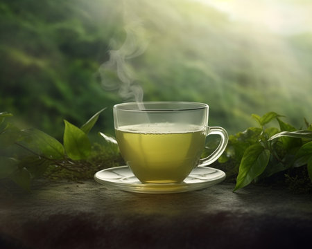 green tea : Generative AIの素材