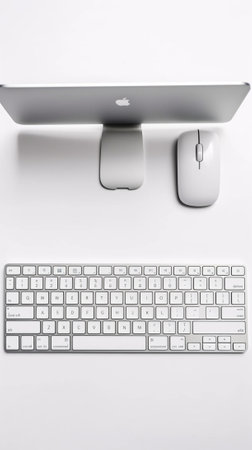 Computer keyboard and mouse : Generative AIの素材