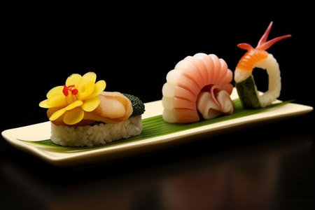 Japanese sushi : Generative AIの素材