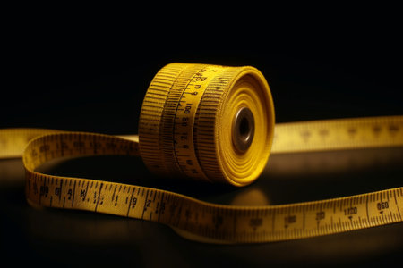 Measuring tape of the tailor for you design : Generative AIの素材