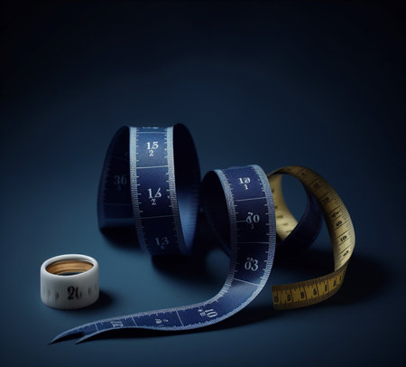Measuring tape of the tailor for you design : Generative AIの素材