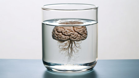 Monkey brain cocktail in a shot glass : Generative AIの素材