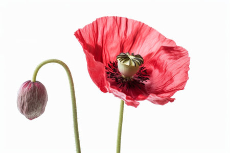 Poppy flower : Generative AIの素材