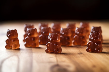 chocolate candies in the form of baby animals Home made : Generative AIの素材