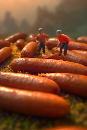 sausage : Generative AIの素材