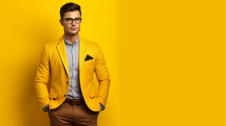 Furious outraged adult man clenches fist looks angrily at you feels annoyed says I will show you frowns face wears elegant black suit and transparent glasses isolated ove : Generative AIの素材