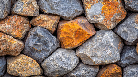 Background of stone wall texture. Abstract background of stone wall texture.の素材