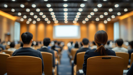 Business people in the conference hall or seminar room. Business and Entrepreneurship concept.の素材