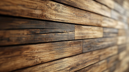Wooden wall background. Old wooden wall. Texture of wood.の素材