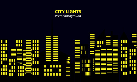 city lightsのイラスト素材
