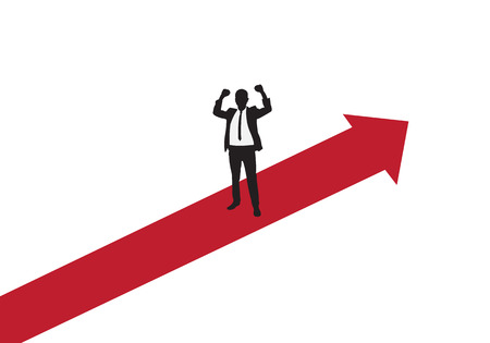 successful businessmanのイラスト素材